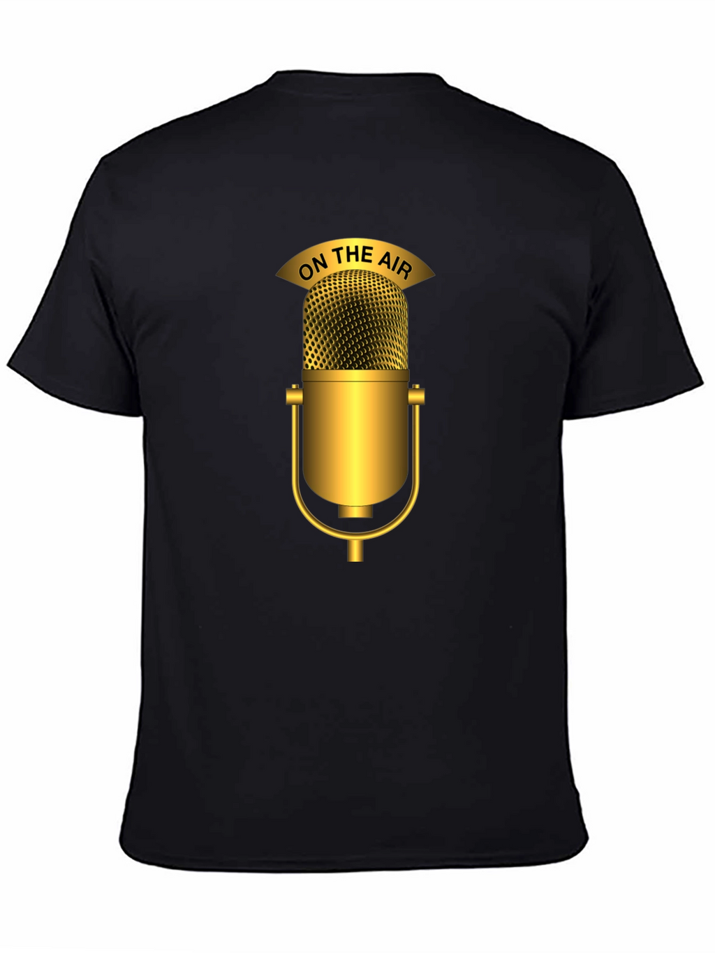 On The Air Microphone Graphic T-Shirt