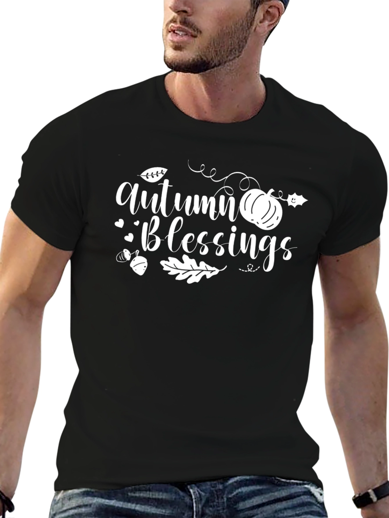 Autumn Blessings Graphic Tee - Fall Season Shirt