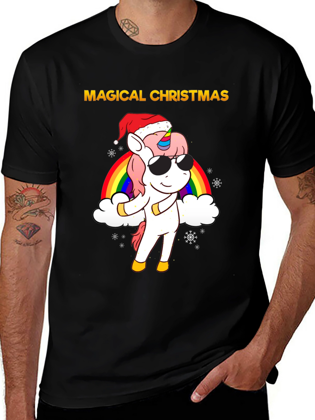 Magical Christmas Unicorn T-Shirt