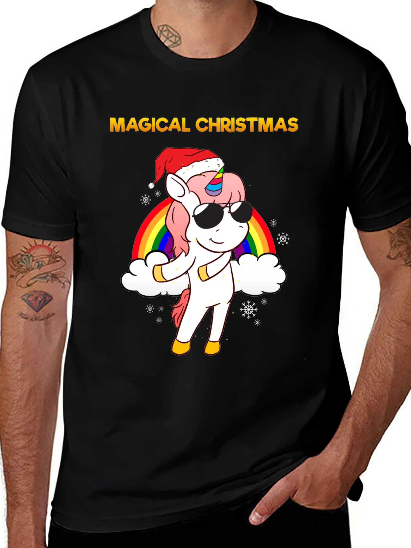 Magical Christmas Unicorn T-Shirt