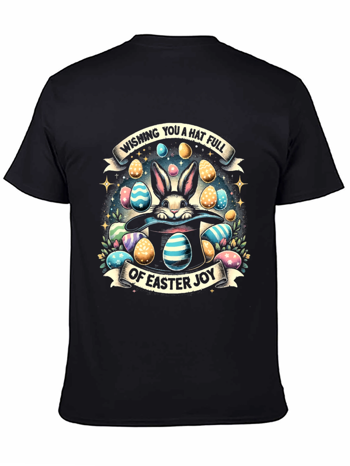 Easter Bunny Hat Full of Joy T-Shirt