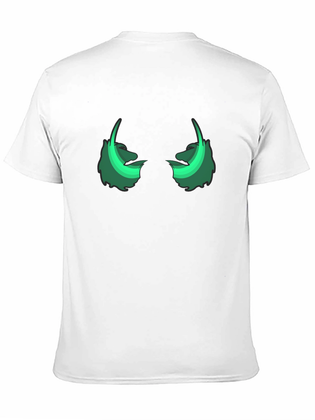 Glow-in-the-Dark Monster Eyes Black T-Shirt