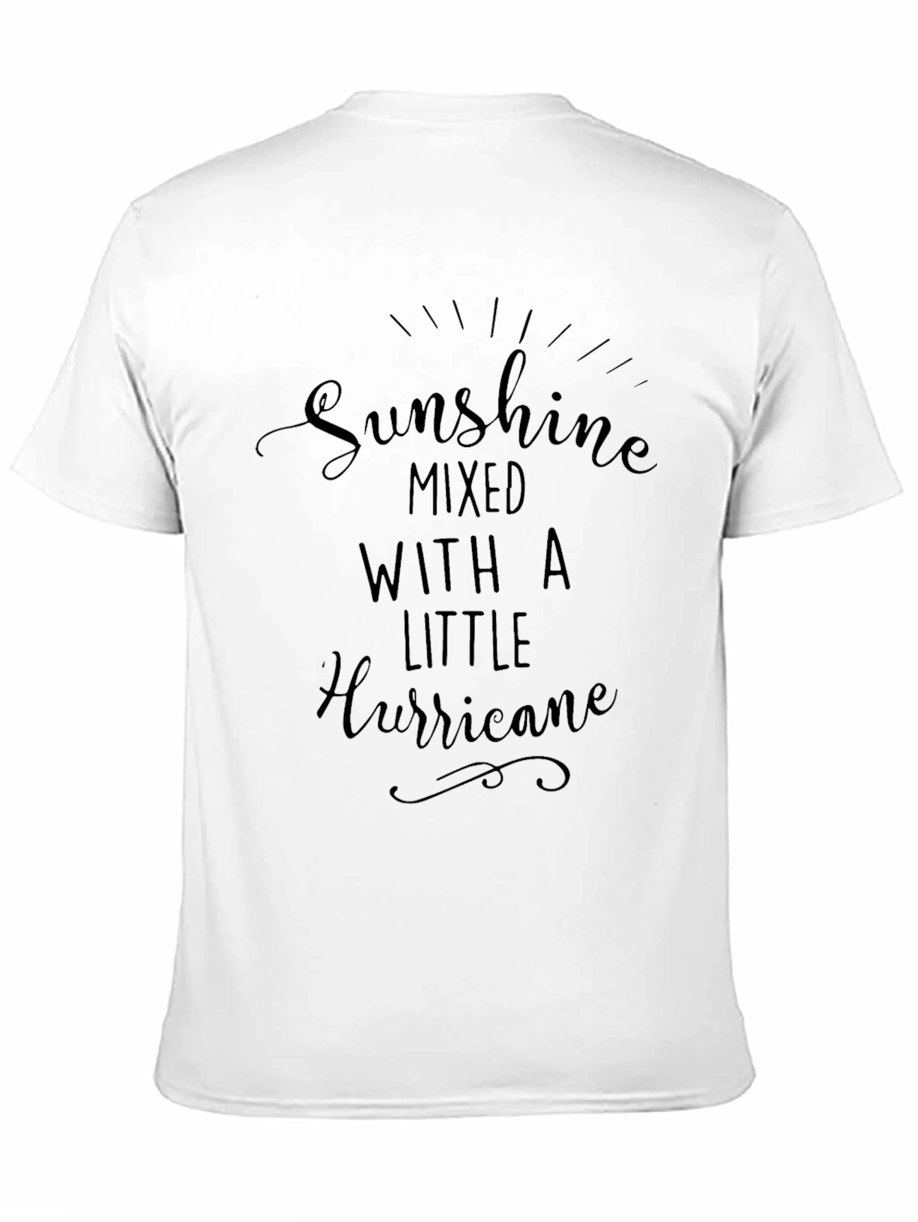 Sunshine Hurricane Graphic Tee - Black