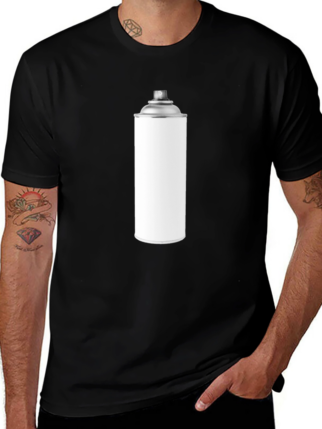 Spray Can Graphic T-Shirt