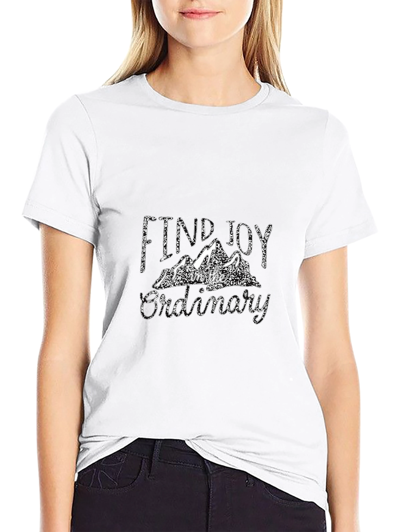 Find Joy T-Shirt - Black Graphic Tee