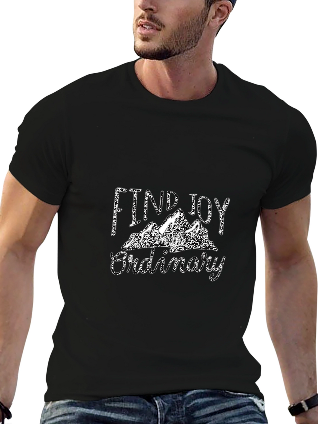 Find Joy T-Shirt - Black Graphic Tee