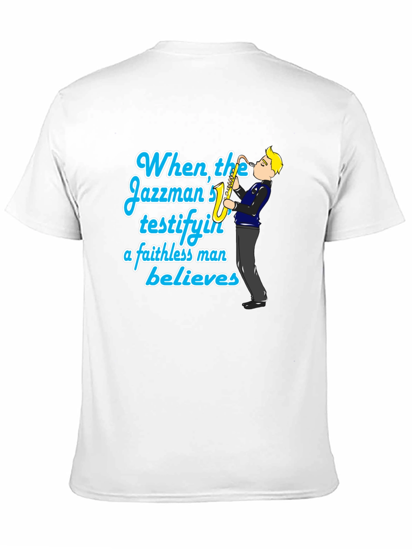 Jazzman Believes Black T-Shirt