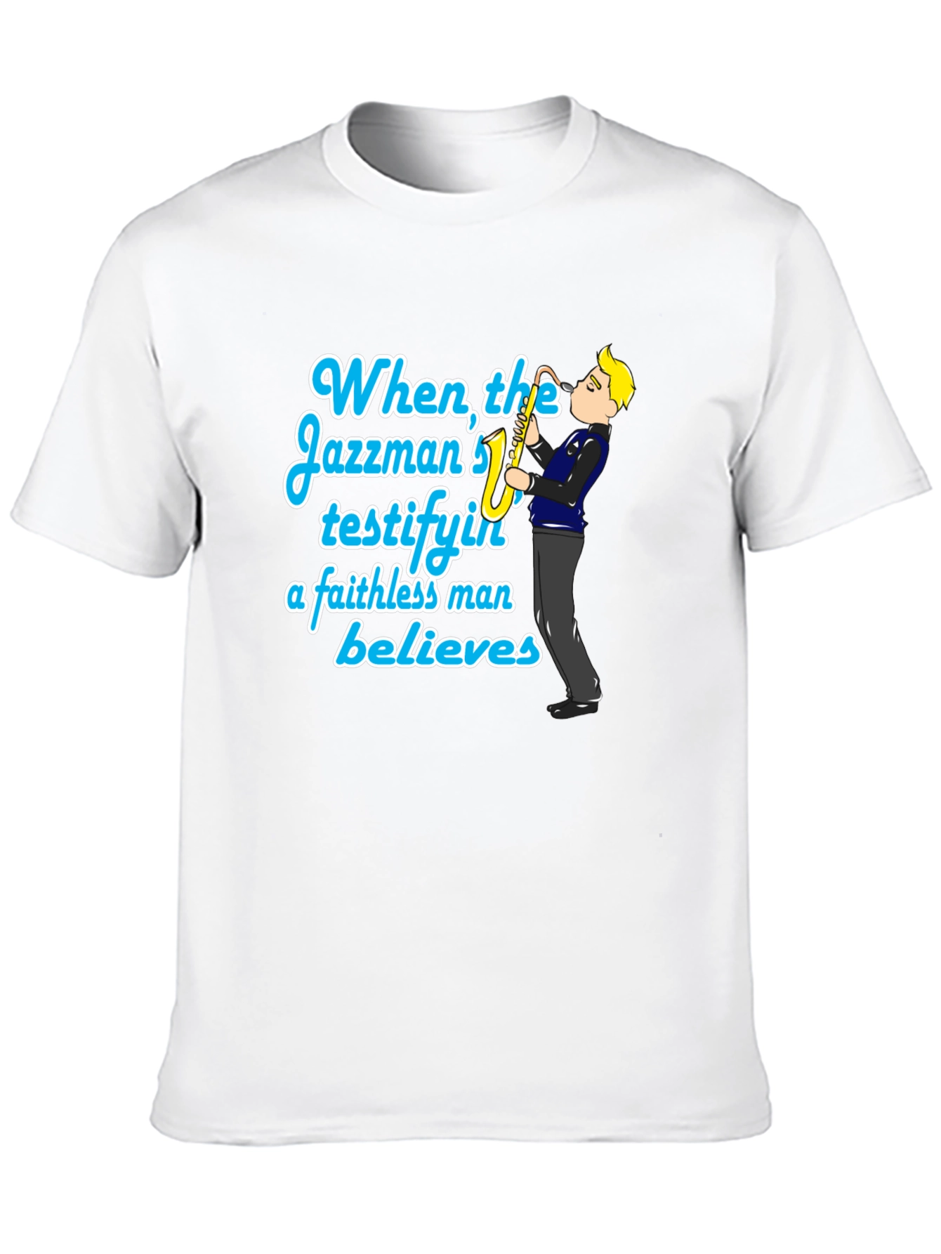Jazzman Believes Black T-Shirt