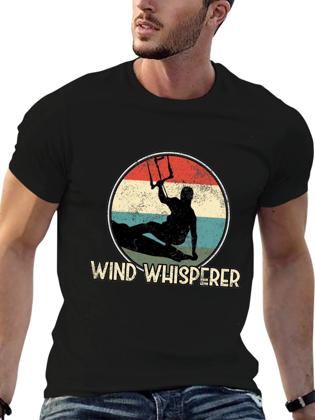 Wind Whisperer Kitesurfing Graphic Tee