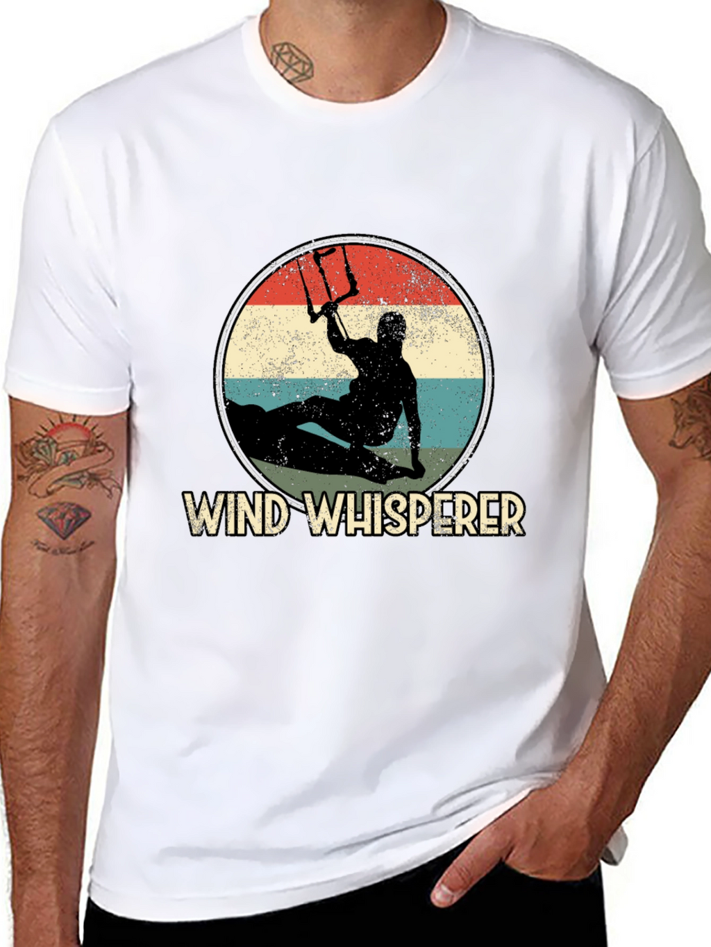 Wind Whisperer Kitesurfing Graphic Tee