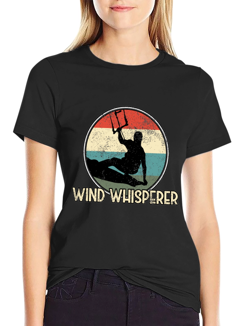 Wind Whisperer Kitesurfing Graphic Tee
