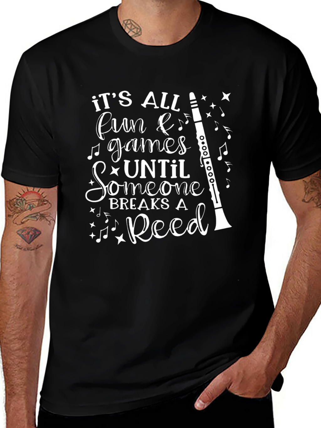 Funny Clarinet Player T-Shirt