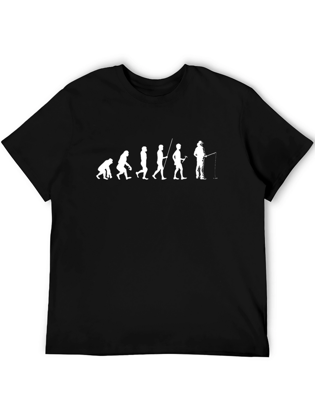 Evolution of Fishing Mens Graphic Tee