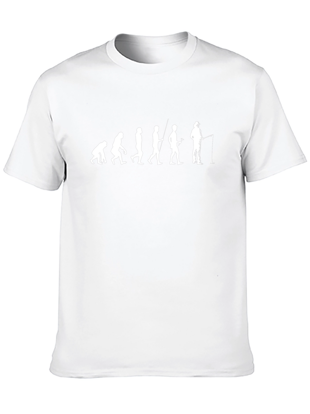 Evolution of Fishing Mens Graphic Tee