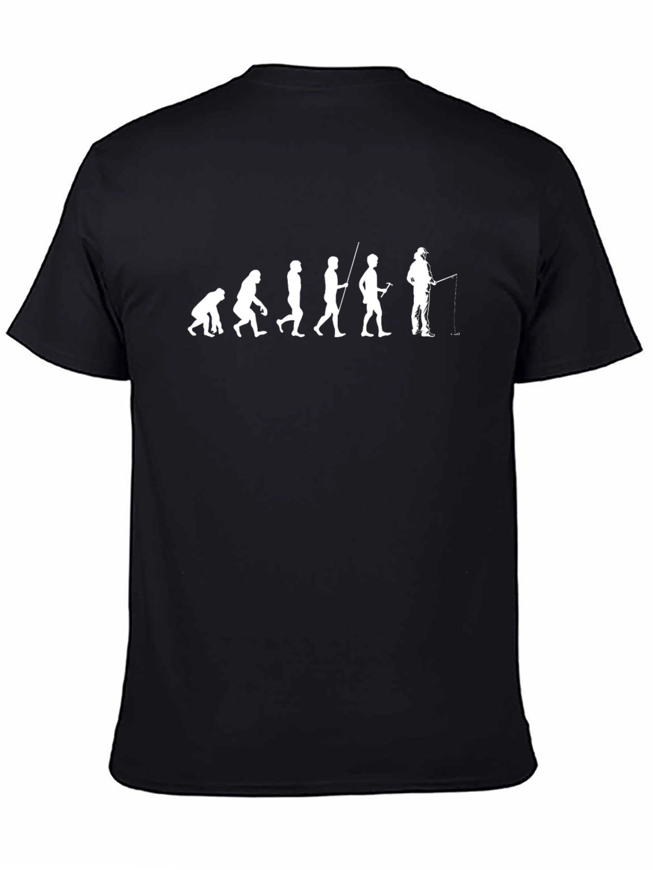 Evolution of Fishing Mens Graphic Tee