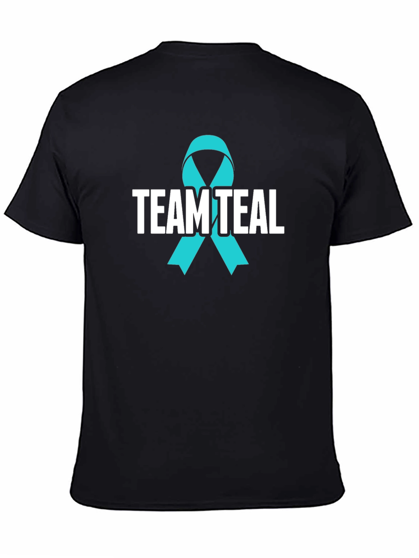 Team Teal Awareness Ribbon Graphic T-Shirt