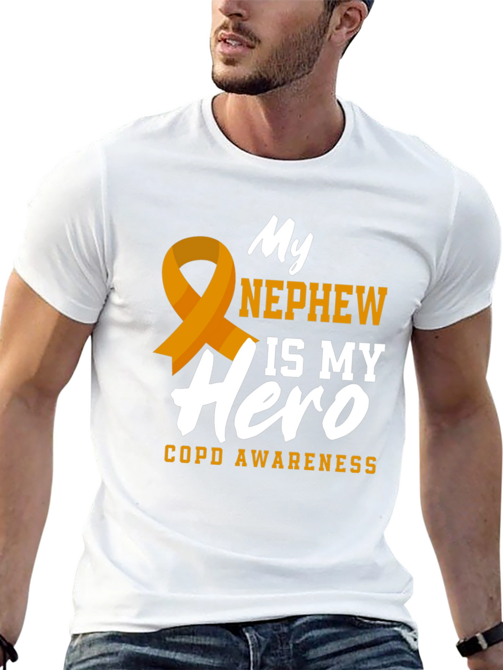 My Nephew is My Hero COPD Awareness T-Shirt