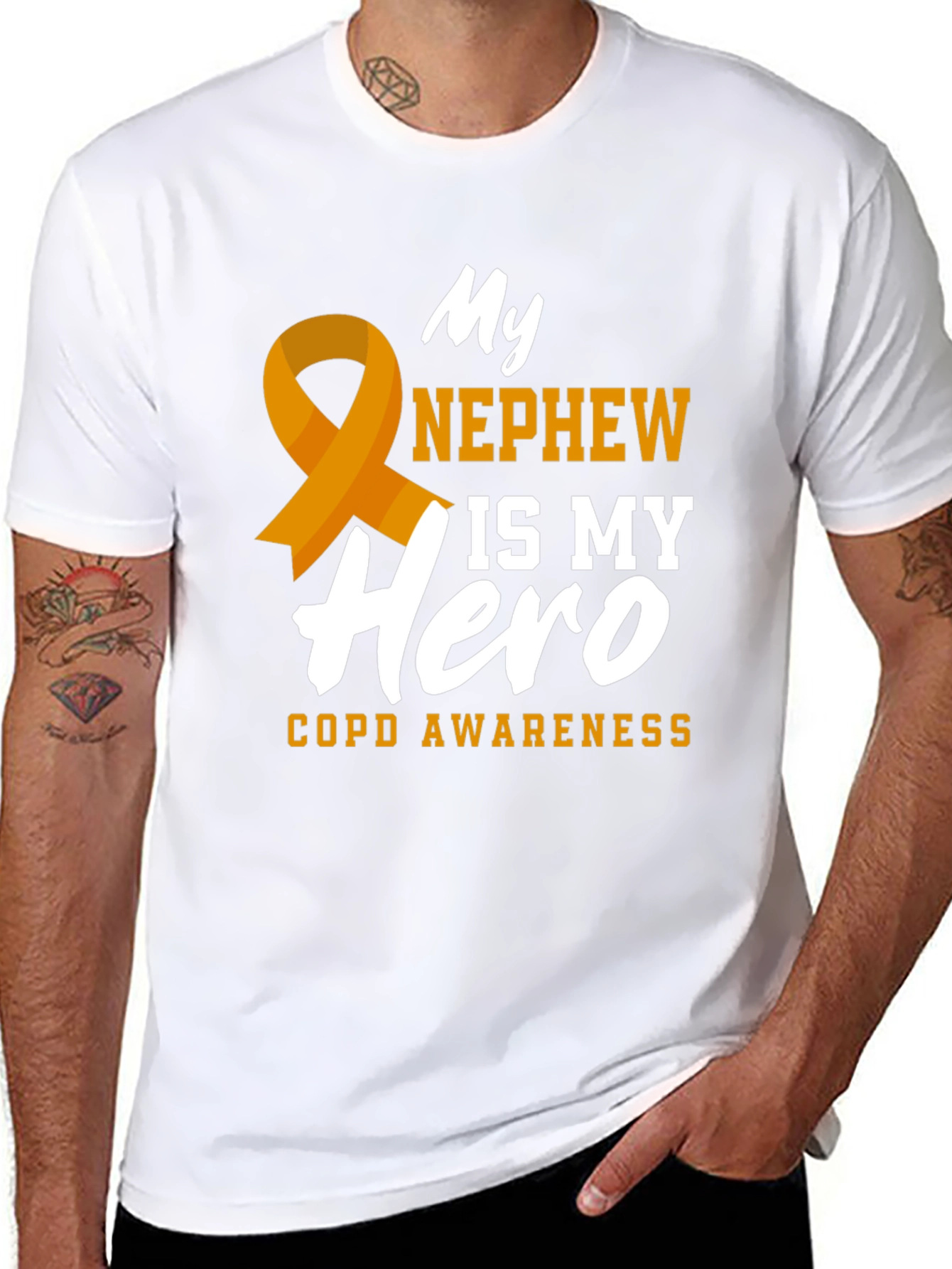 My Nephew is My Hero COPD Awareness T-Shirt