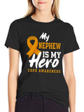 My Nephew is My Hero COPD Awareness T-Shirt