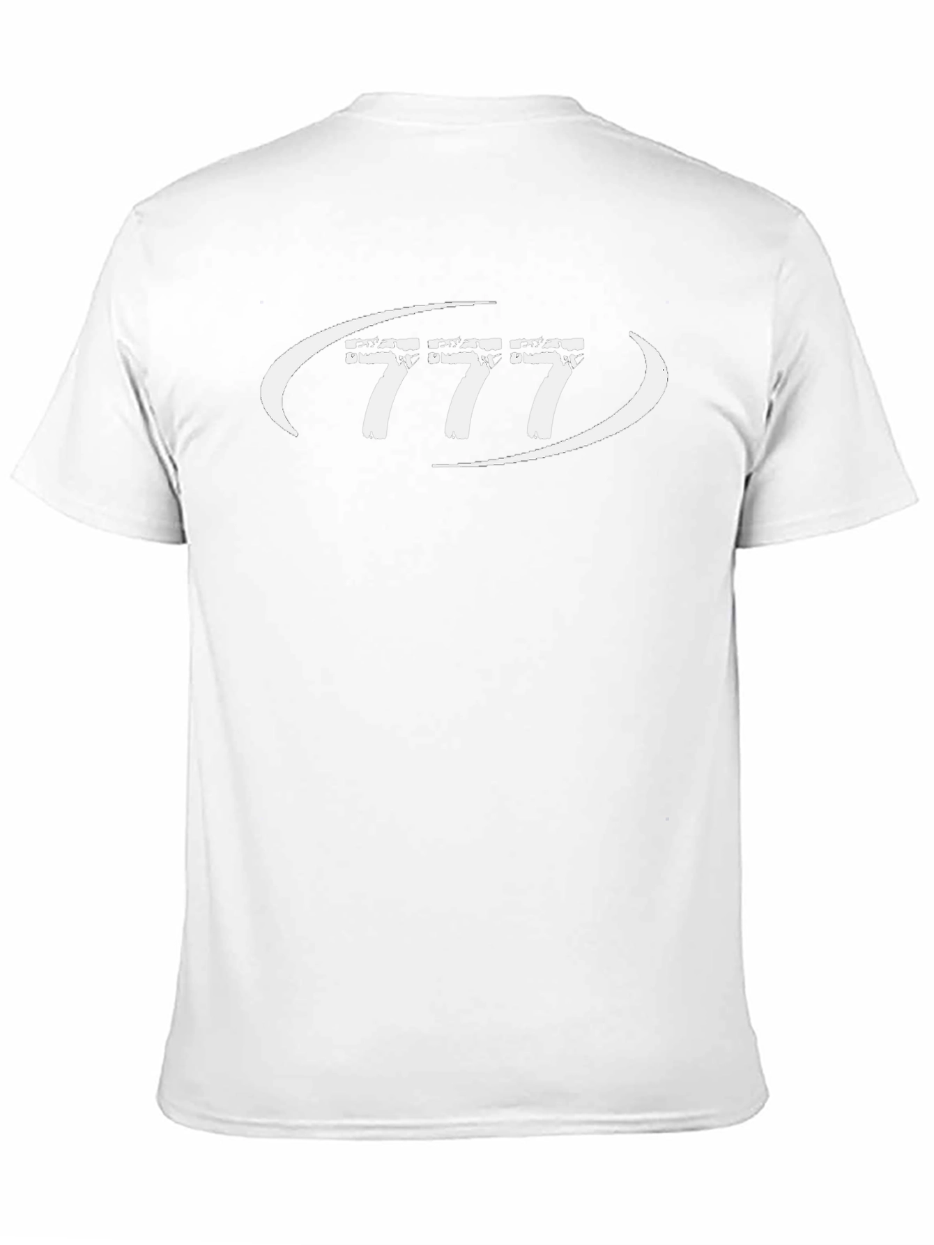 Lucky Number 777 Graphic Tee - Black