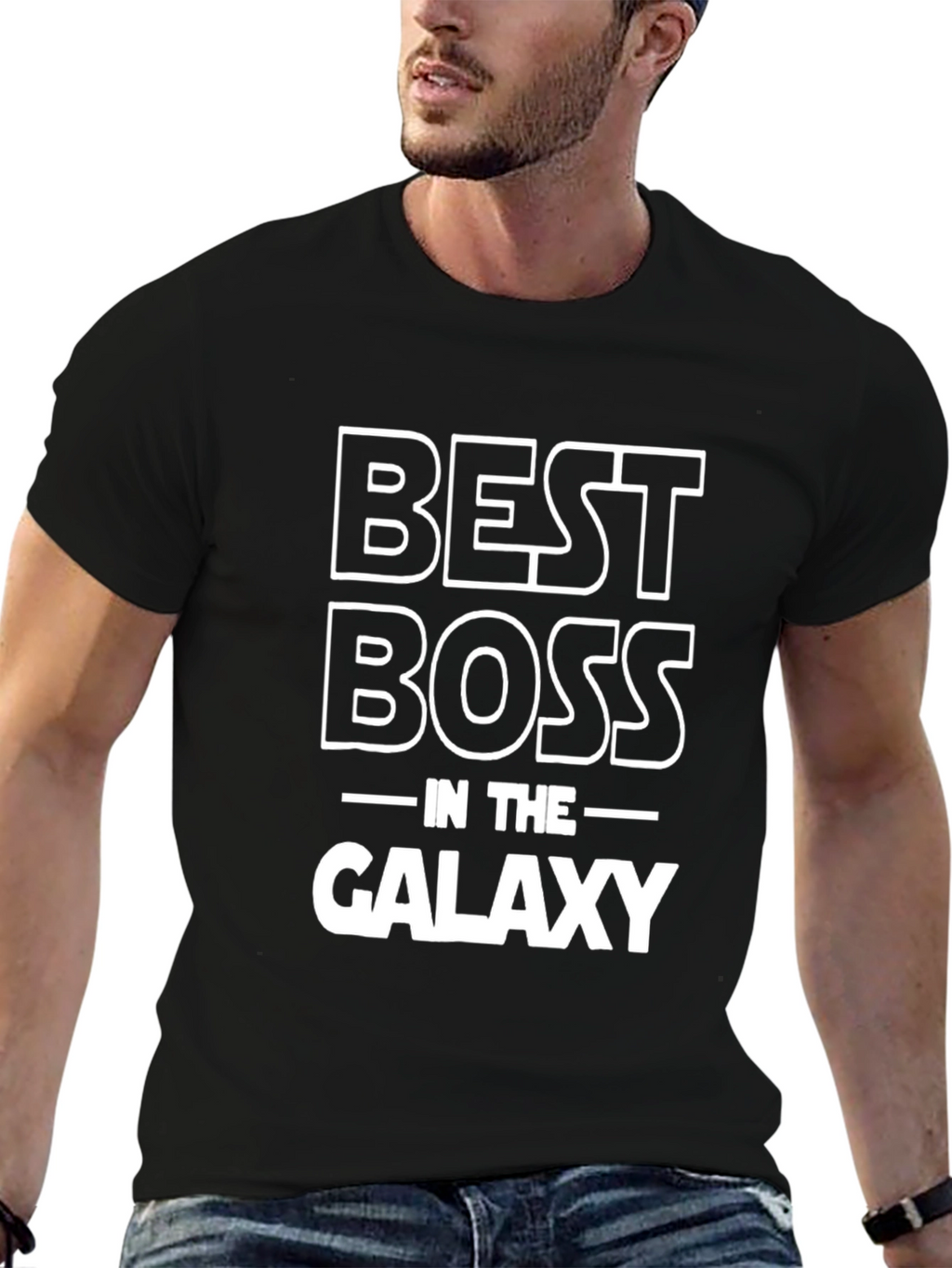 Best Boss in the Galaxy Graphic Tee