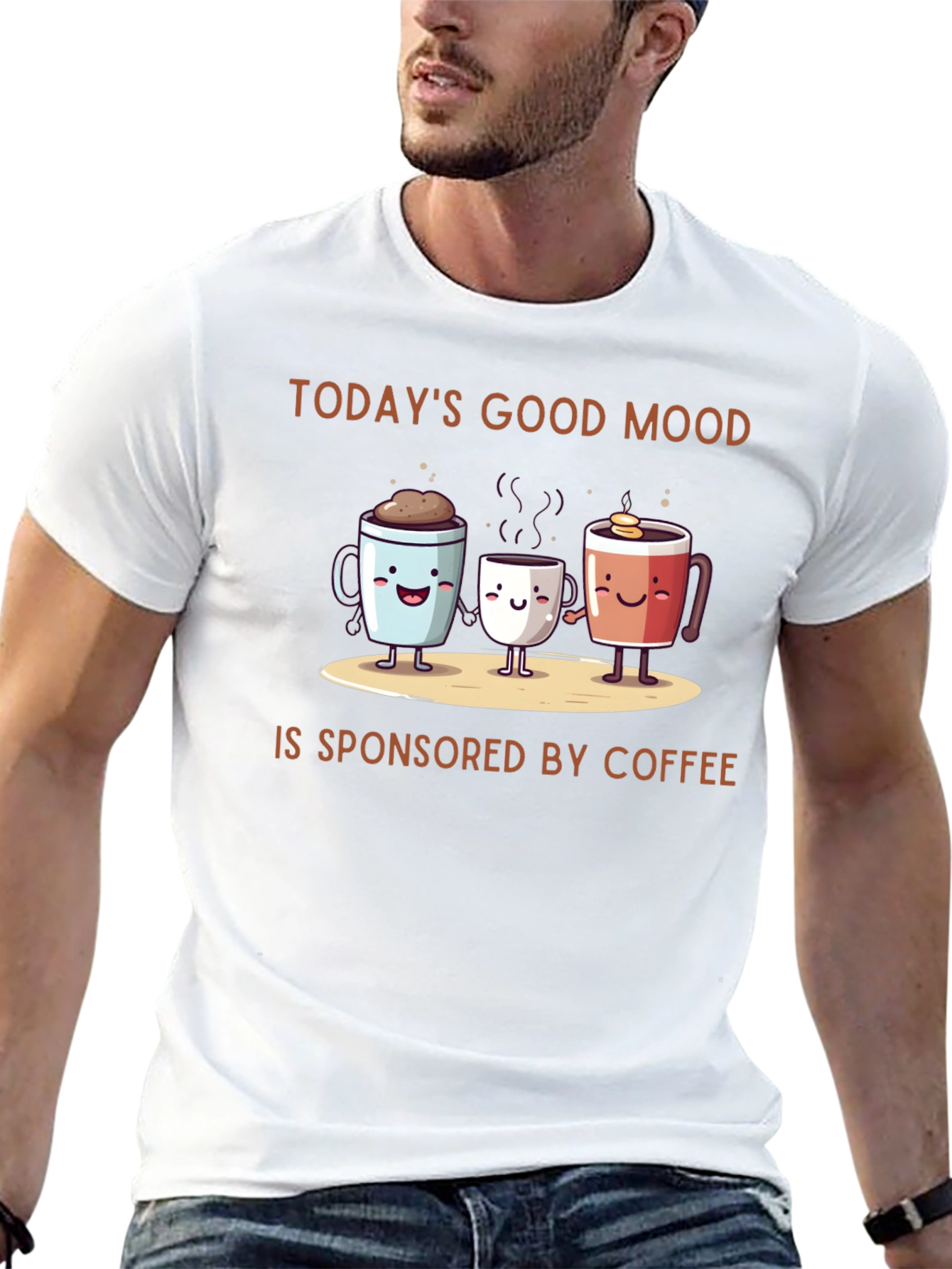 Todays Good Mood Coffee Graphic Tee