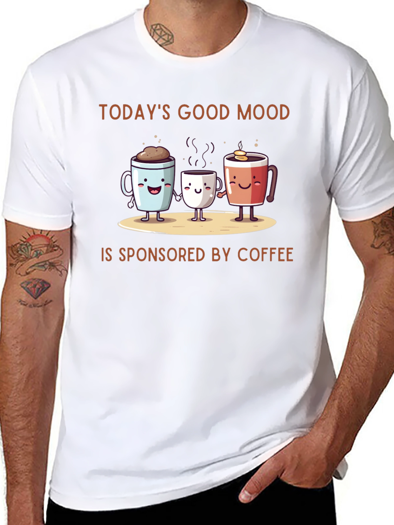 Todays Good Mood Coffee Graphic Tee
