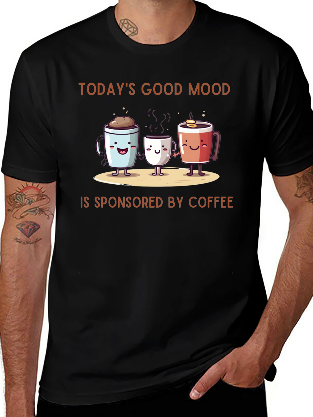 Todays Good Mood Coffee Graphic Tee