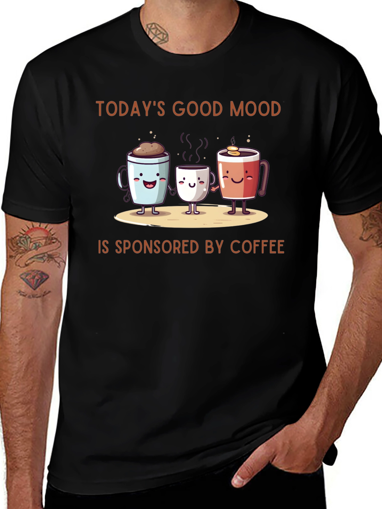 Todays Good Mood Coffee Graphic Tee