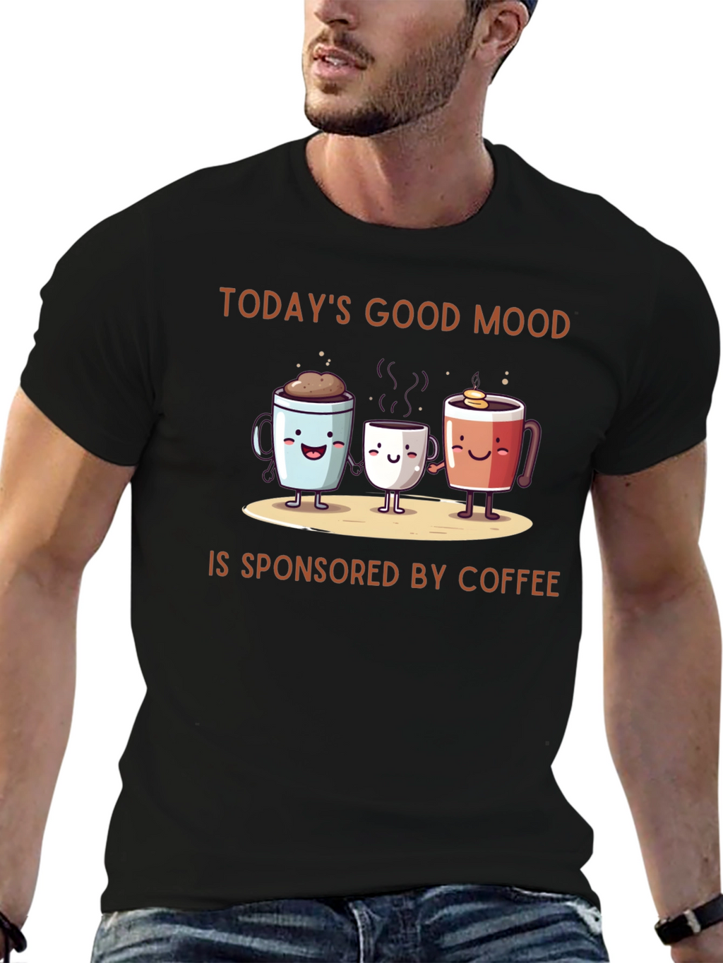 Todays Good Mood Coffee Graphic Tee
