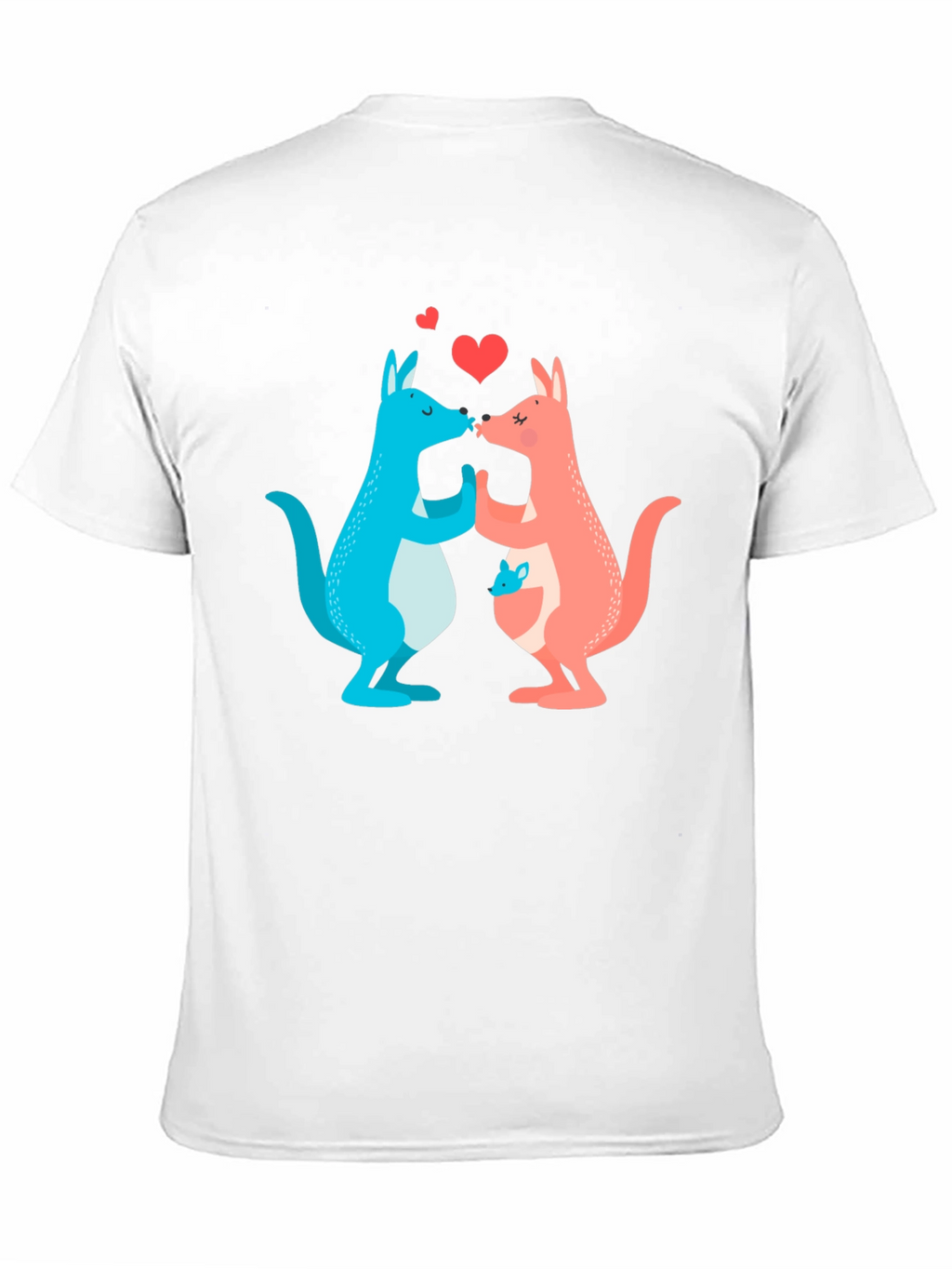 Kissing Kangaroos Graphic T-Shirt