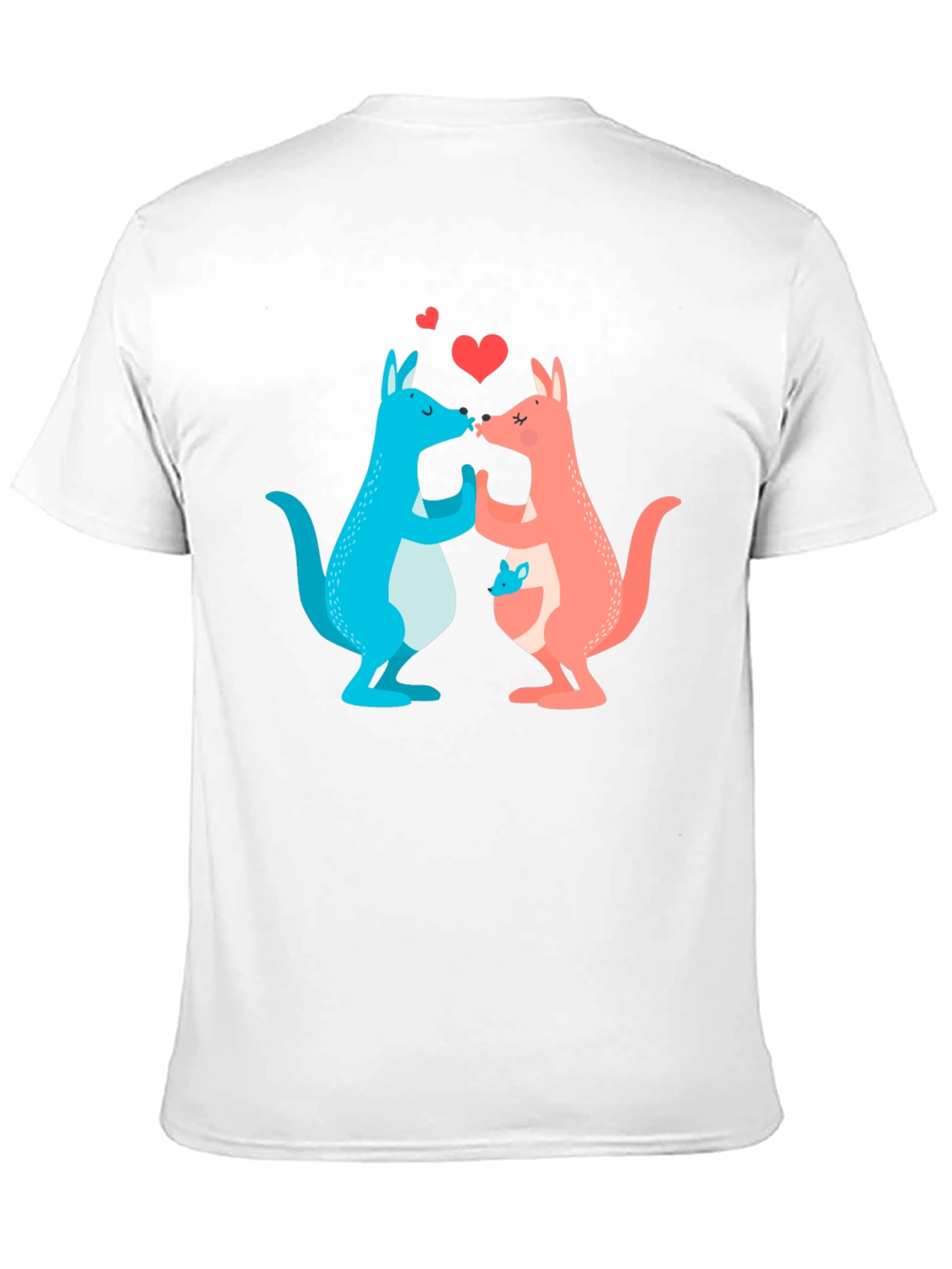 Kissing Kangaroos Graphic T-Shirt