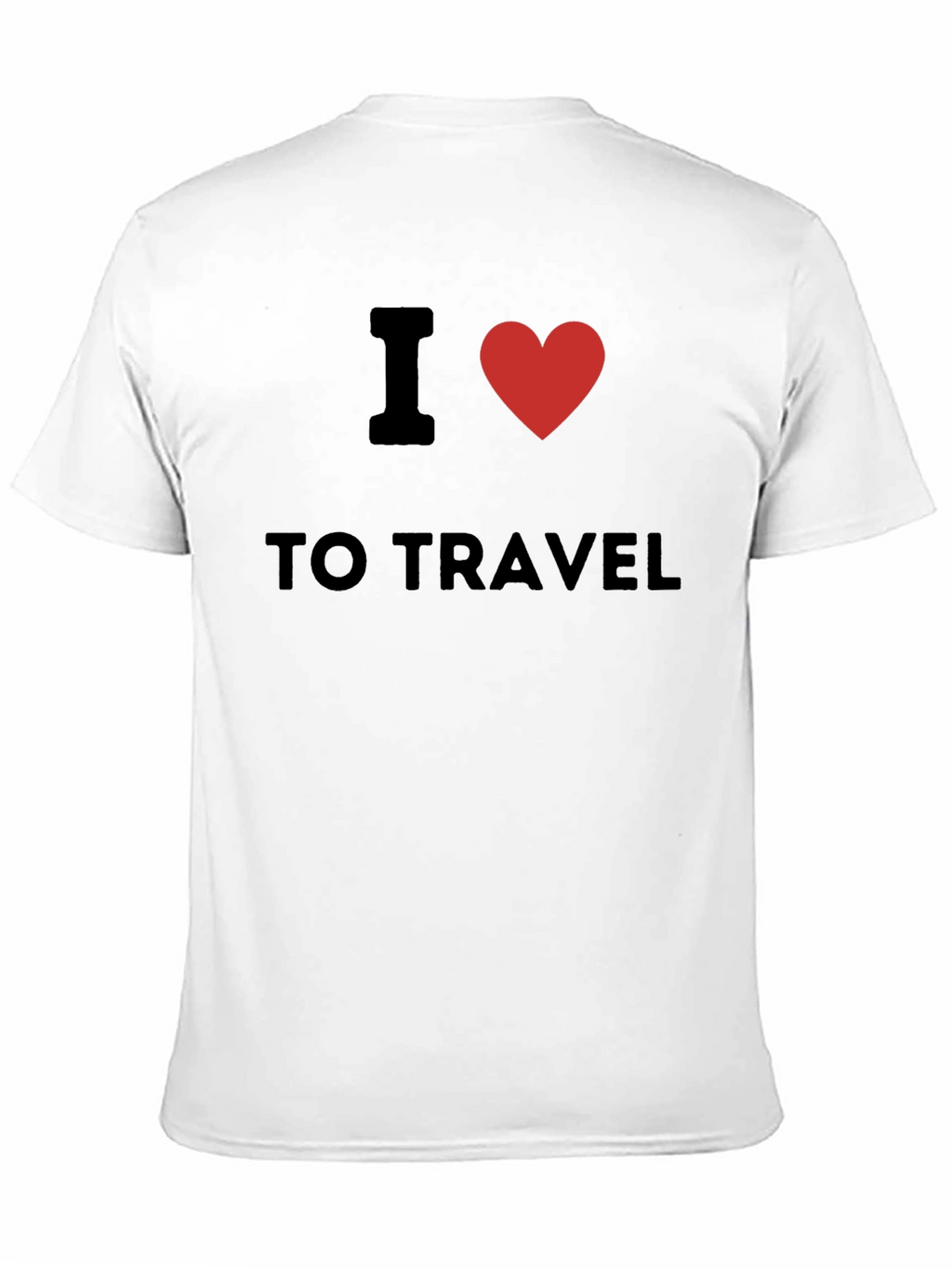 I Heart to Travel Black T-Shirt