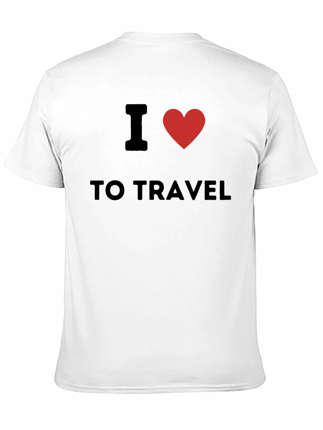 I Heart to Travel Black T-Shirt