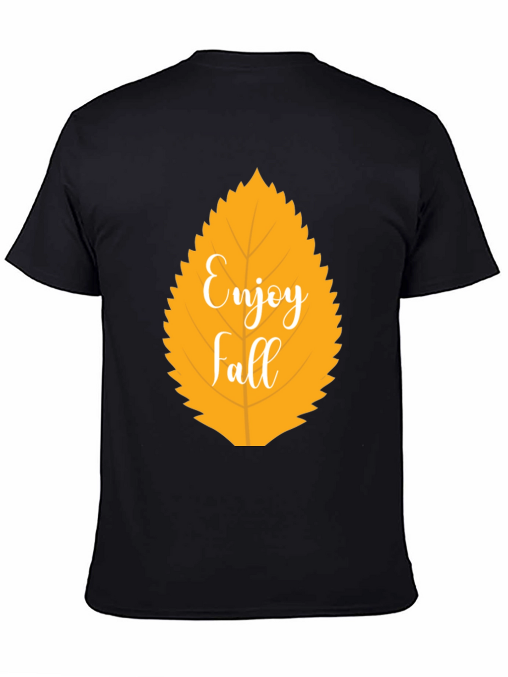 Enjoy Fall Leaf Graphic T-Shirt - Autumn Season Apparel