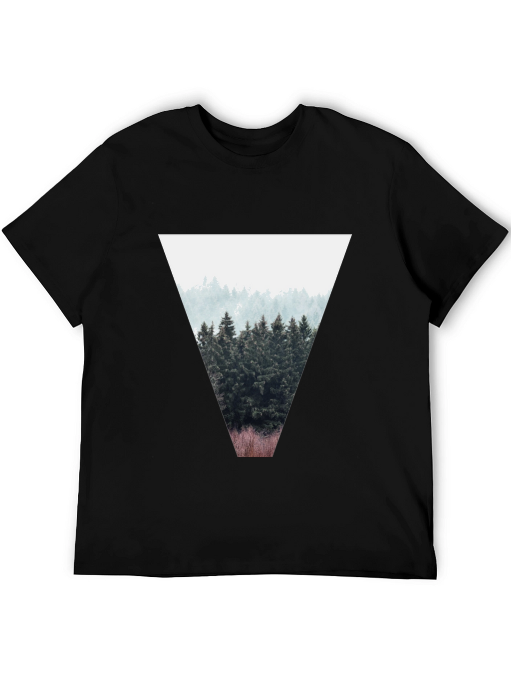 Triangle Forest Tee - Stylish Mens T-Shirt