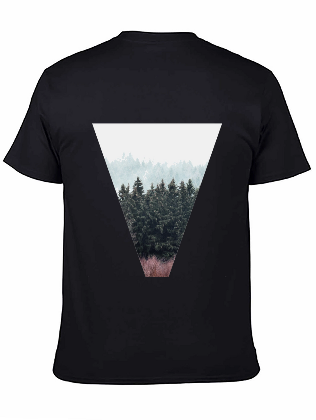 Triangle Forest Tee - Stylish Mens T-Shirt