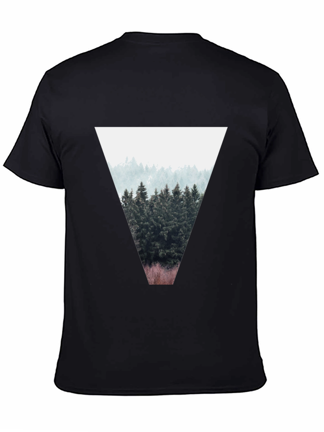 Triangle Forest Tee - Stylish Mens T-Shirt
