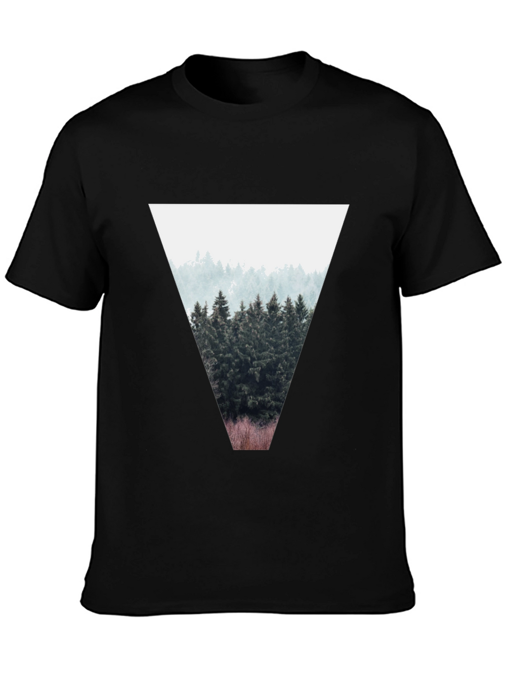 Triangle Forest Tee - Stylish Mens T-Shirt