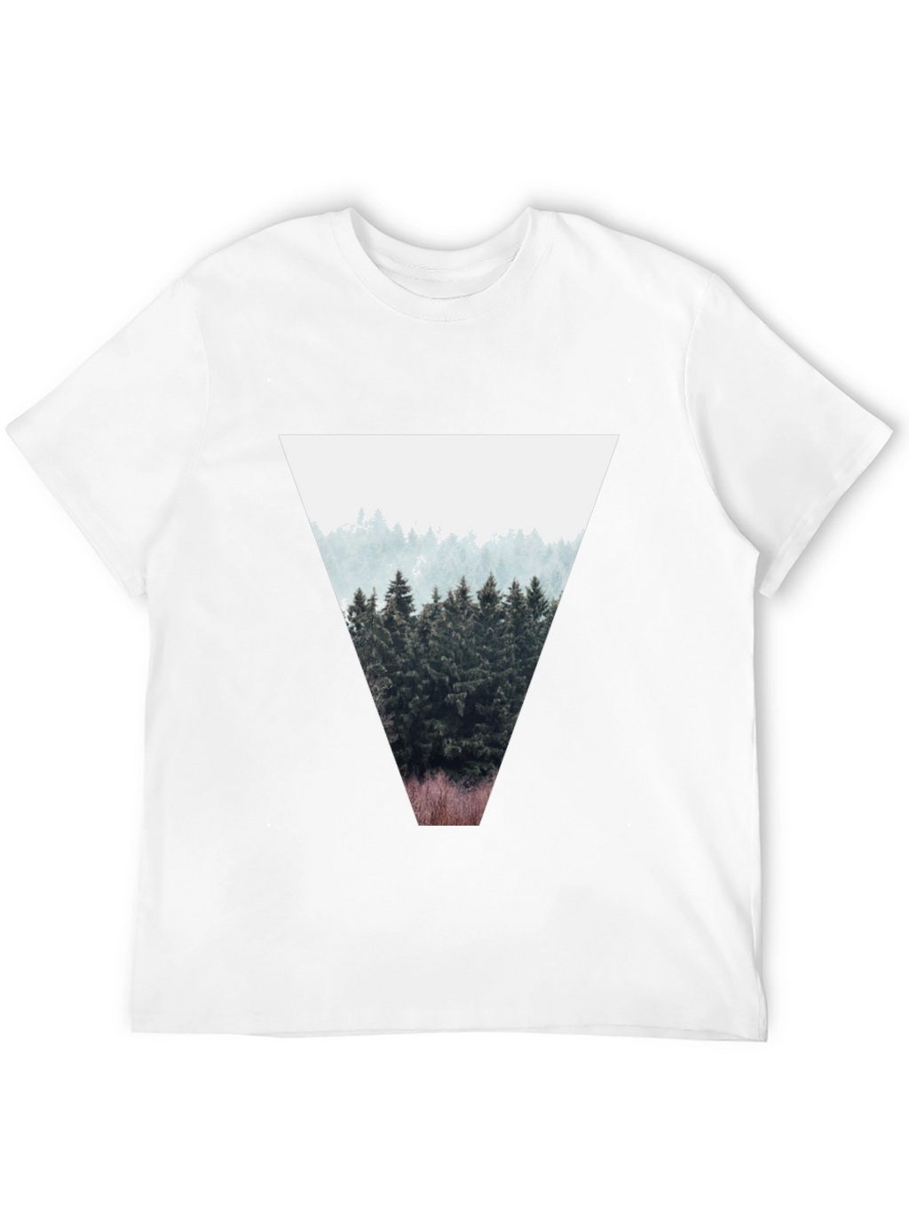 Triangle Forest Tee - Stylish Mens T-Shirt