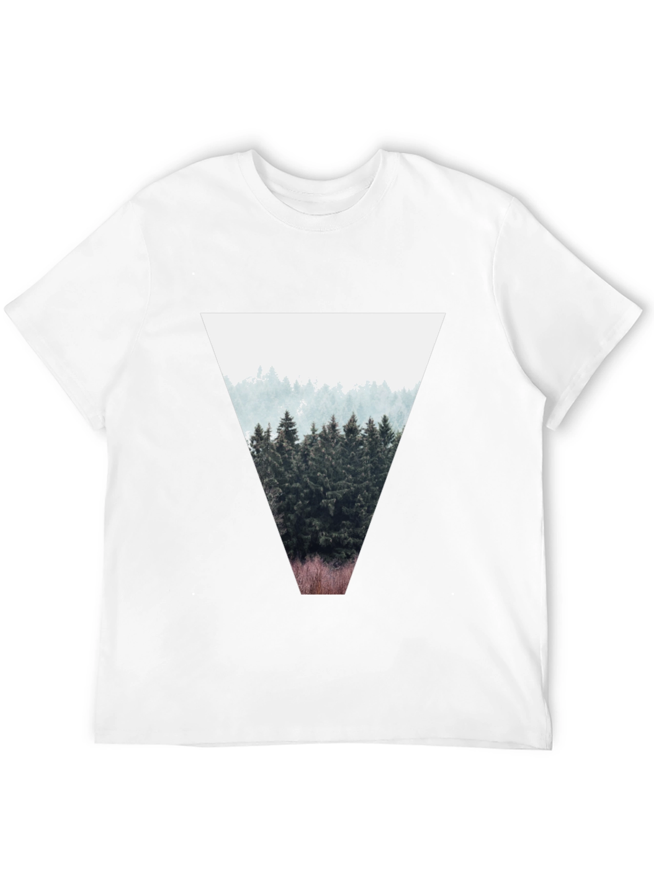 Triangle Forest Tee - Stylish Mens T-Shirt