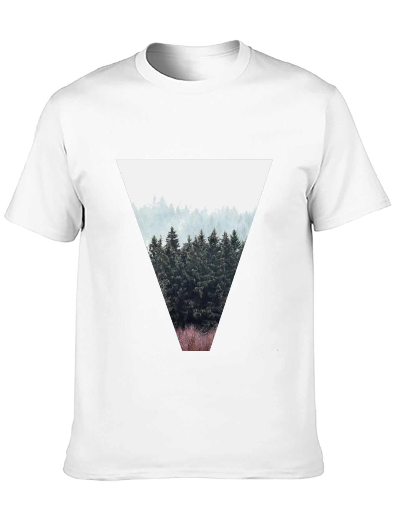 Triangle Forest Tee - Stylish Mens T-Shirt