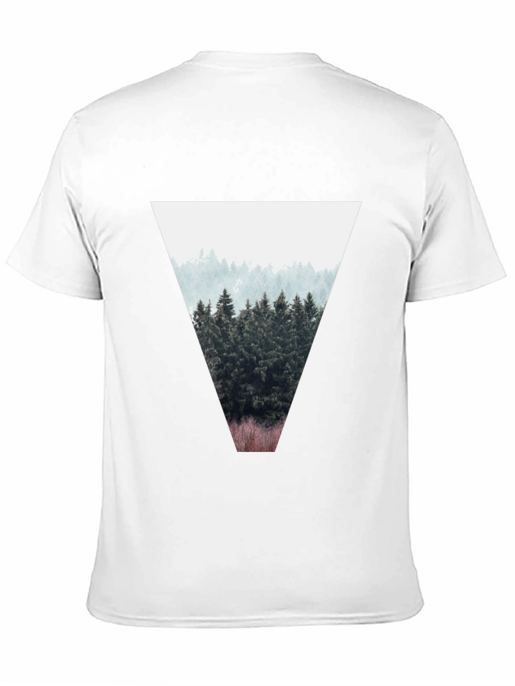 Triangle Forest Tee - Stylish Mens T-Shirt