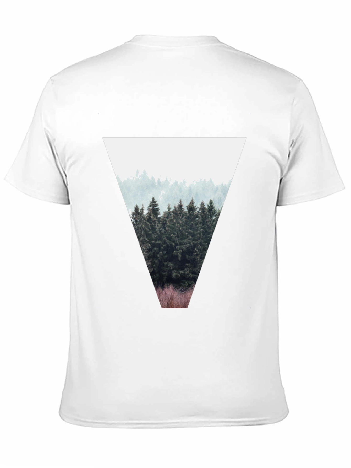 Triangle Forest Tee - Stylish Mens T-Shirt