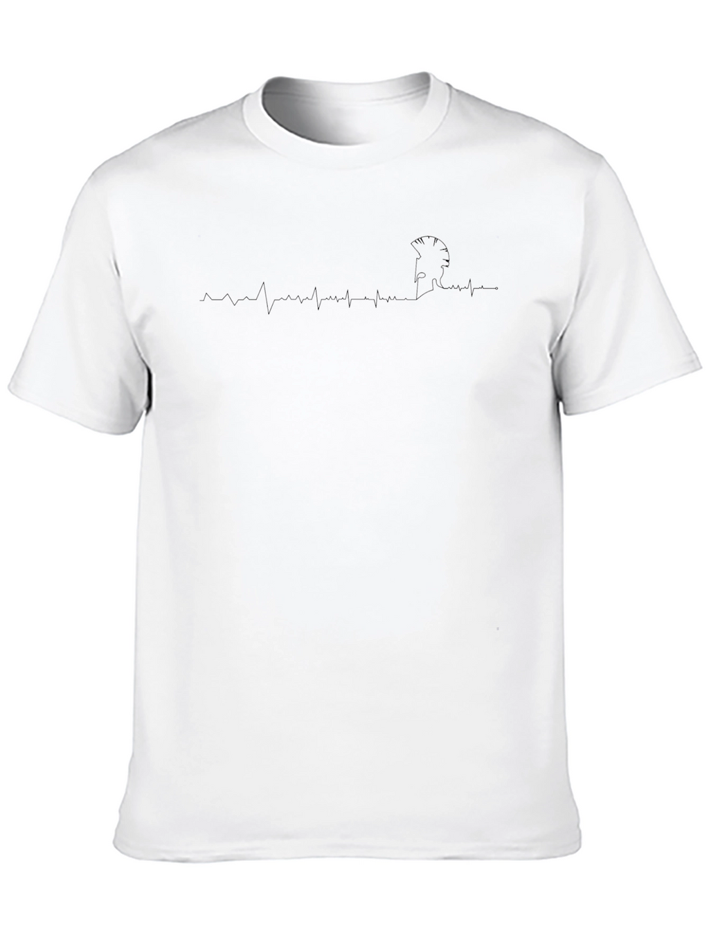 Spartan Heartbeat T-Shirt - Black
