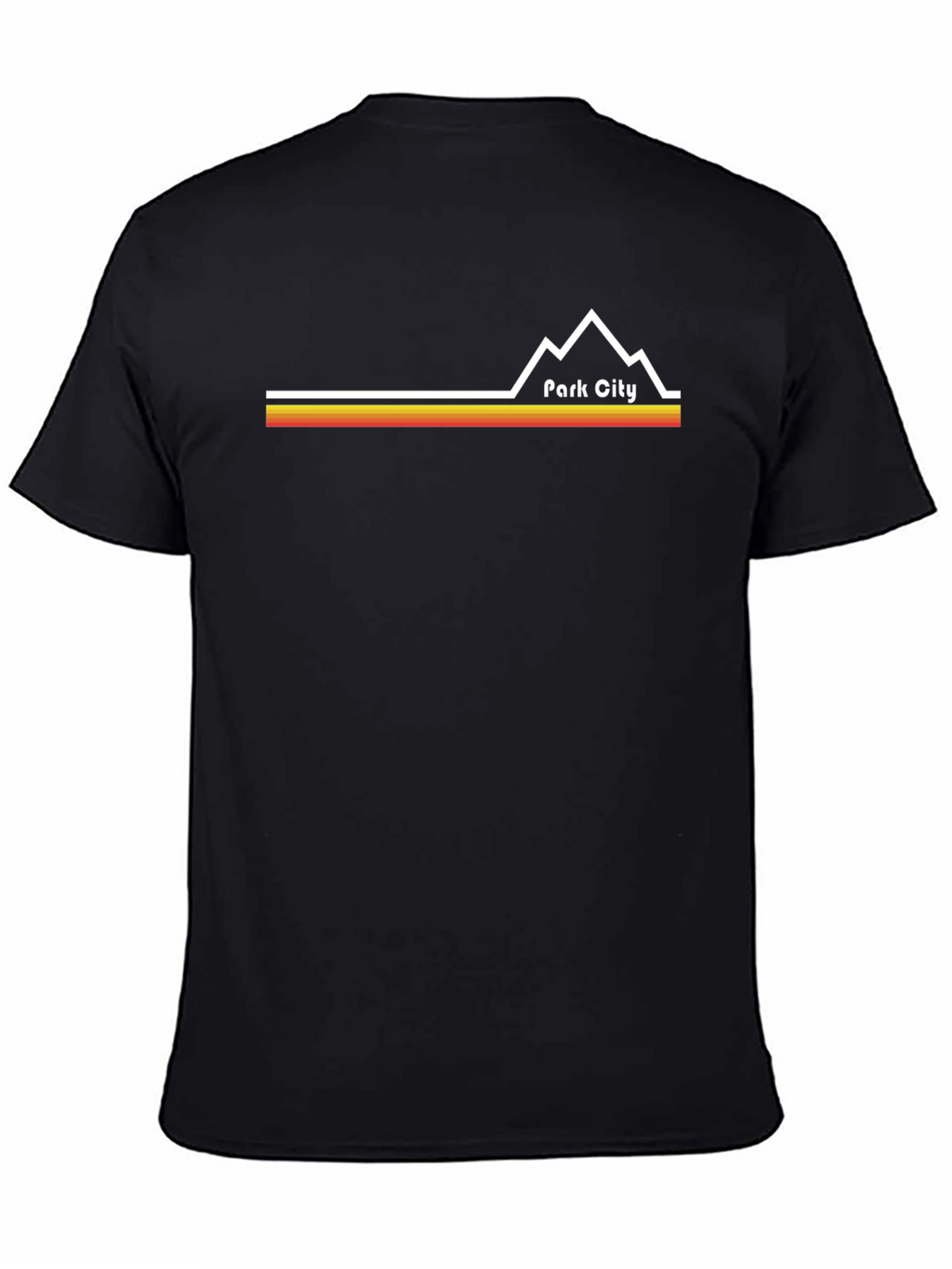 Park City Retro Graphic Tee - Black