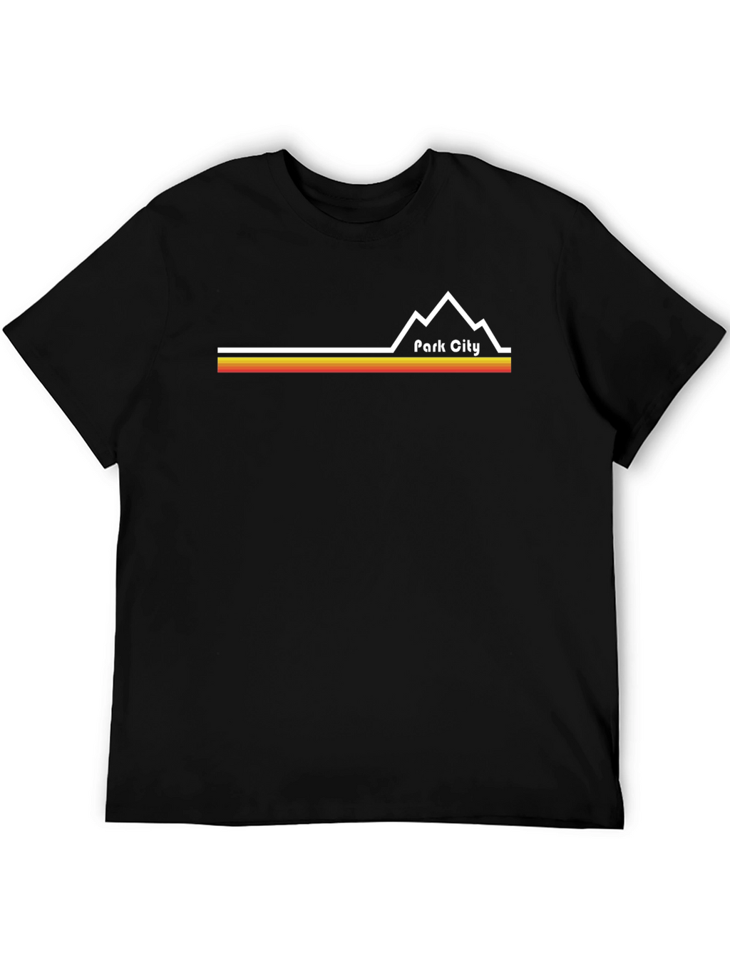 Park City Retro Graphic Tee - Black
