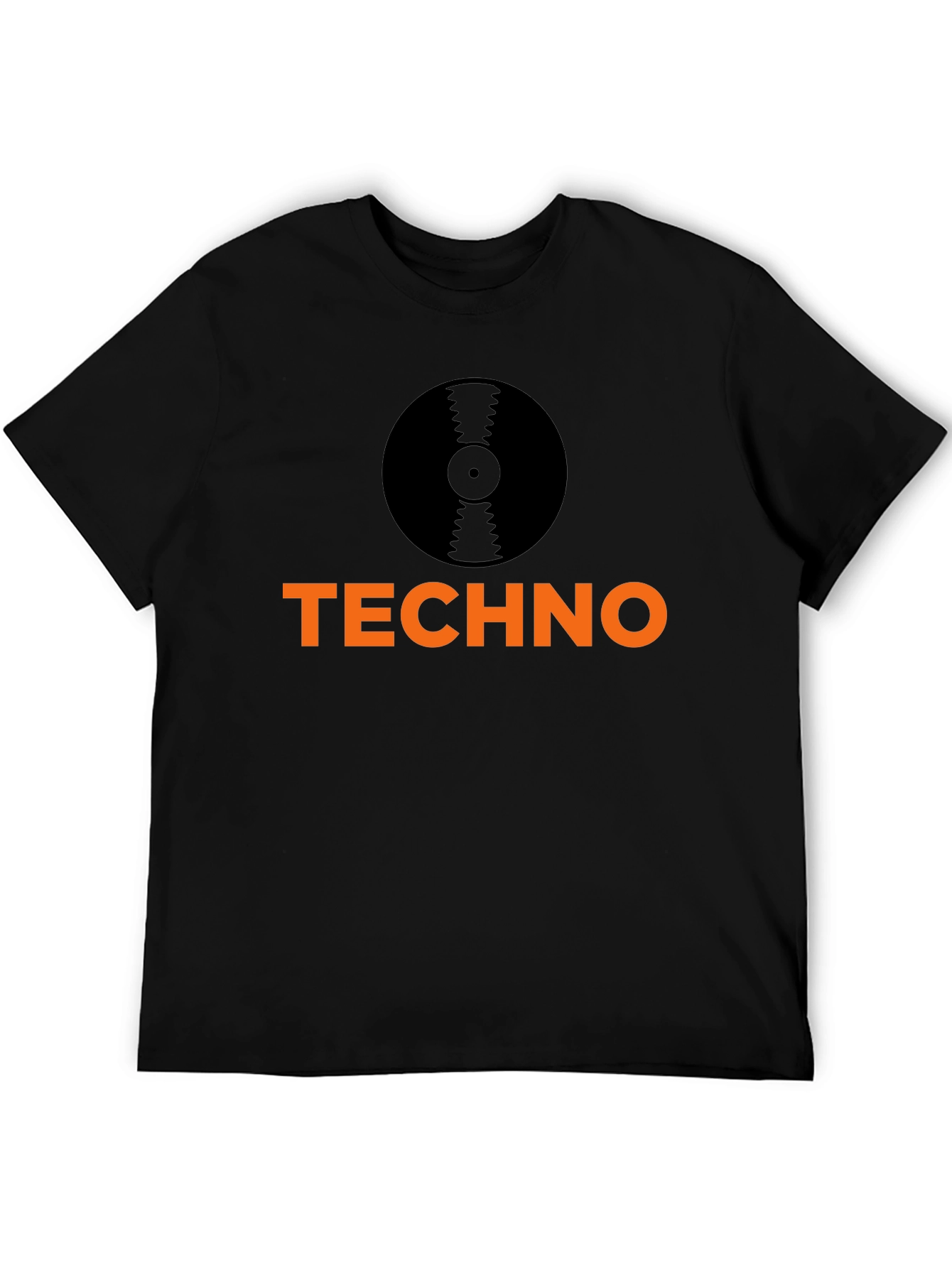 Techno Music T-Shirt - Graphic Tee DJ Record