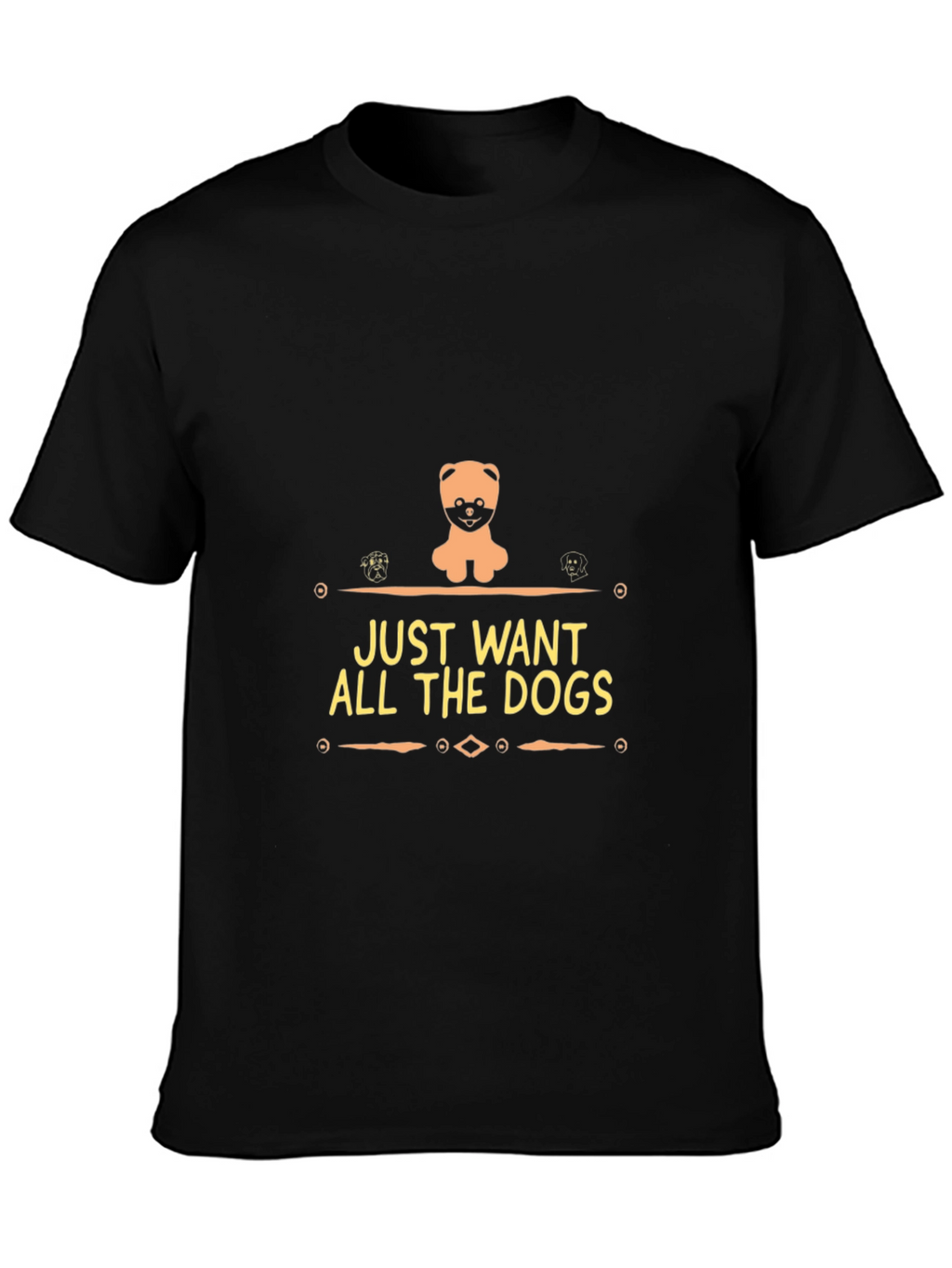 Just Want All The Dogs Graphic Tee