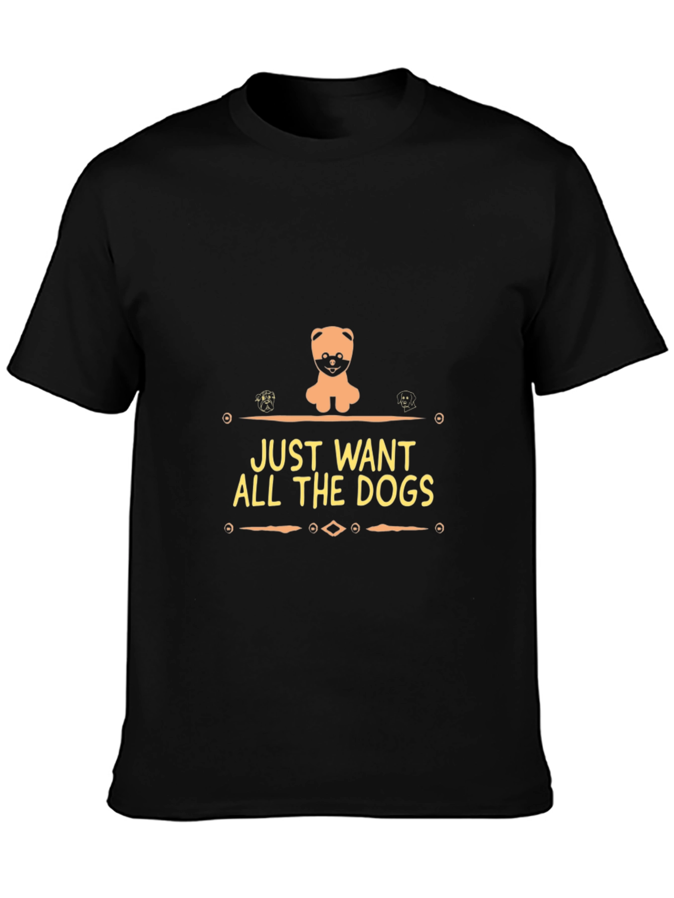 Just Want All The Dogs Graphic Tee